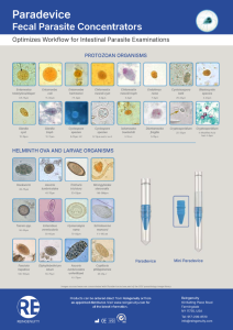 PARASITOLOGY POSTER
